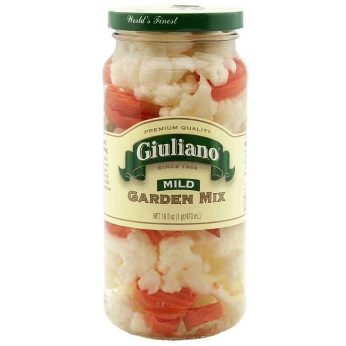 Giuliano - Veg Mix Garden Mild 16 Oz - Pack Of 6