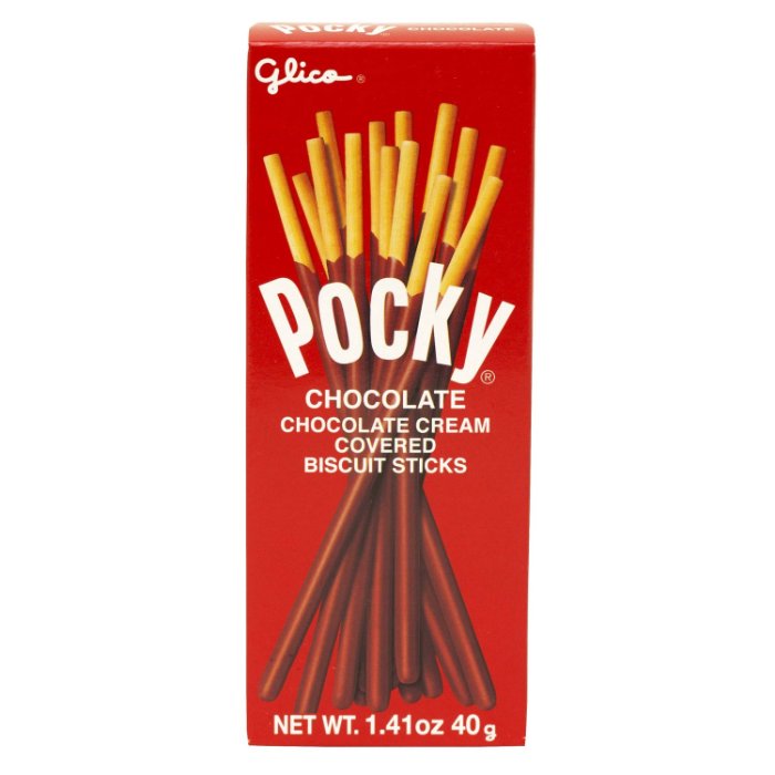 Glico - Snack Pocky Choco, 1.41 Oz (Pack of 20)