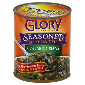 Glory Foods - Greens Collard Seasoned, 27 Oz (Pack of 12)