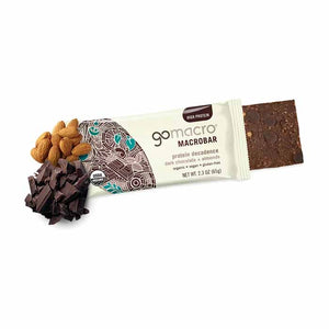 Gomacro - Bar Dark Chocolate Almond, 4Ct, 9.2oz | Pack of 7