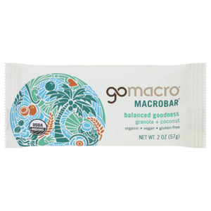 GoMacro - Granola & Coconut MacroBar, 2 OZ (Pack of 12)