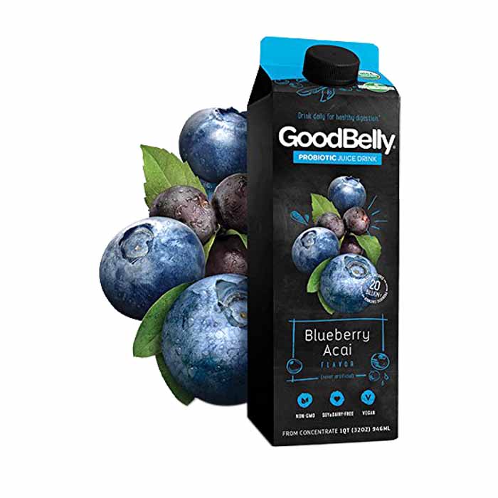 Good Belly - Juice Blueberry Acai Prbiotic, 32fo  Pack of 6