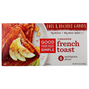 Good Food Made - Simple French Toast Cinnamon Oat Granola 13.56 Oz - Pack Of 8