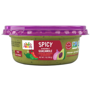 Good Foods - Dip Guacamole Spicy, 7oz | Pack of 8