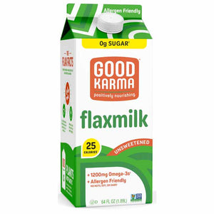 Good Karma - Flax Milk Unsweetened, 64fo | Pack of 6