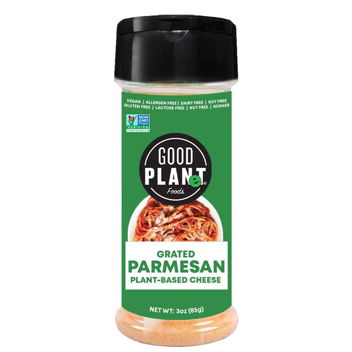 Good Planet Foods - Plant-Based Grated Parmesan Shaker, 3oz