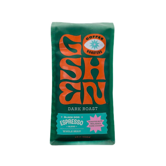 Goshen Coffee Roasters - Dark Roast Black Dog Blend Whole Bean, 12 Oz (Pack of 6)