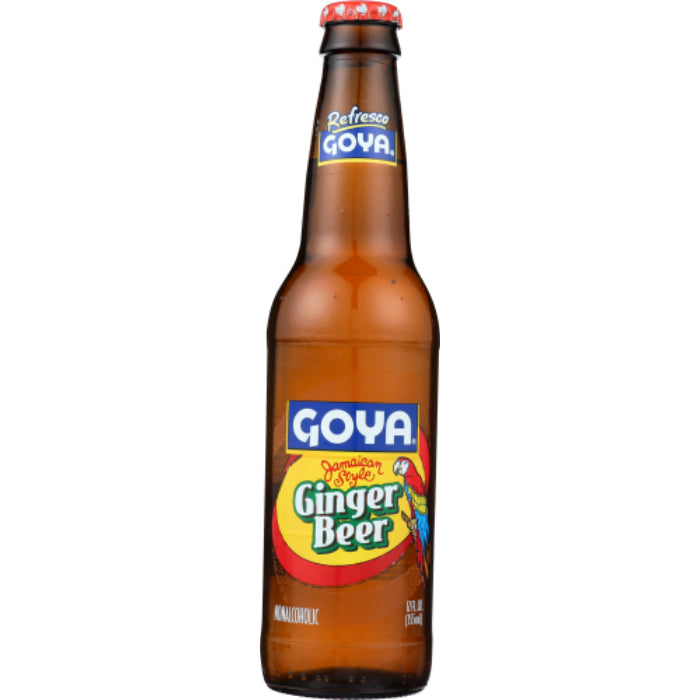 Goya - Soda Ginger Beer, 12 Floz (Pack of 24)