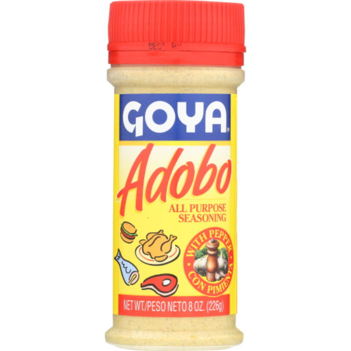 Goya - Seasonings Adobo With Pepper, 8 Oz (Pack of 24)