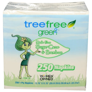 Green2 - Napkin Lunch Tree Free 250 Pc - Pack Of 16