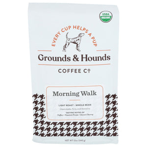 GROUNDS & HOUNDS - COFFEE COFFEE MORNING WALK W 12 OZ - Pack of 8