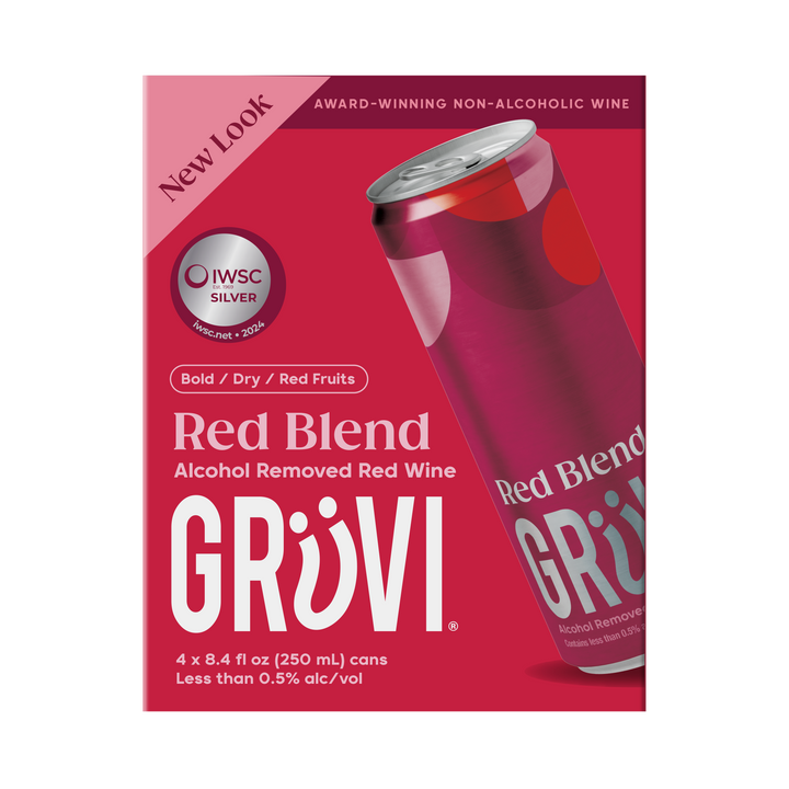 Grüvi - Non-Alcoholic Dry Red Blend, 6pk