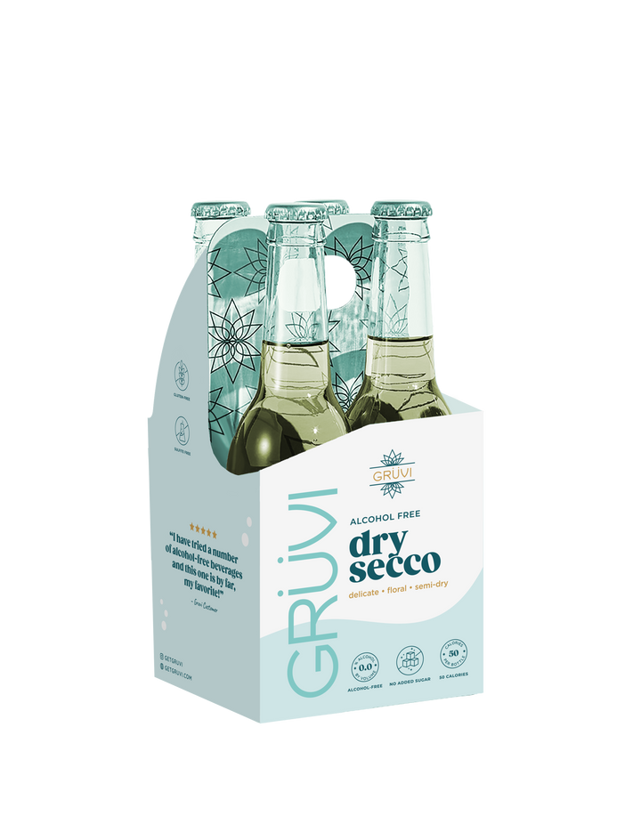 Grüvi - Non-Alcoholic Dry Secco, 4pk