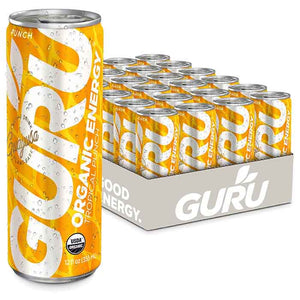 Guru - Energy Drink Guayusa Organic, 12fo | Pack of 24