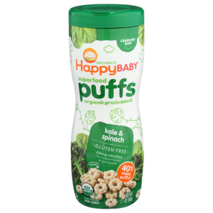 Happy Baby - Puff Kale & Spinach Org 2.1 Oz - Pack Of 1