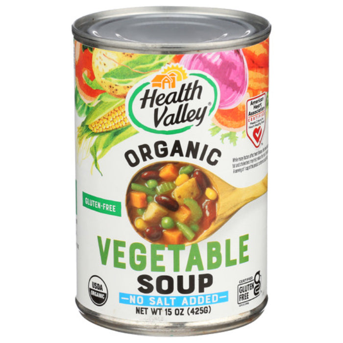 HEALTH VALLEY - SOUP VEGETABLE NS ORG 15 OZ - Pack of 1