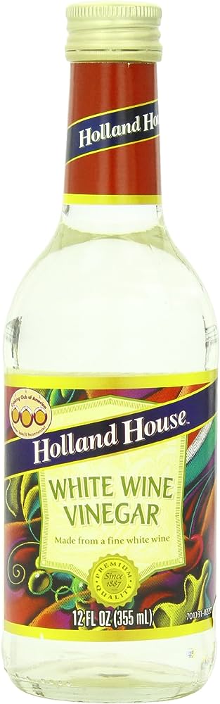 HOLLAND HOUSE - VINEGAR WINE WHITE 12 OZ - Pack of 6