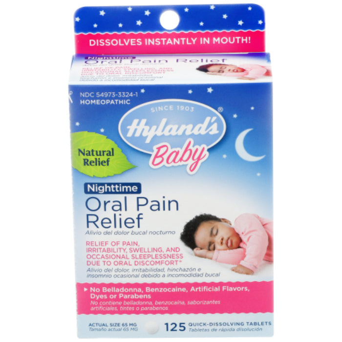 HYLAND - ORAL PAIN RLF BABY NIGHTTIME 125 TB - Pack of 1