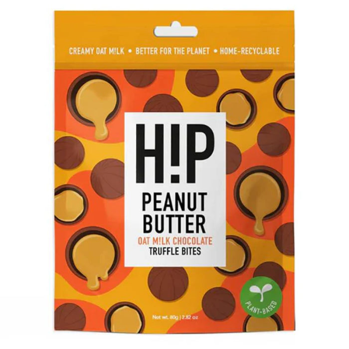 H!P - Oat Milk Chocolate Peanut Butter Truffle Bites, 2.82oz