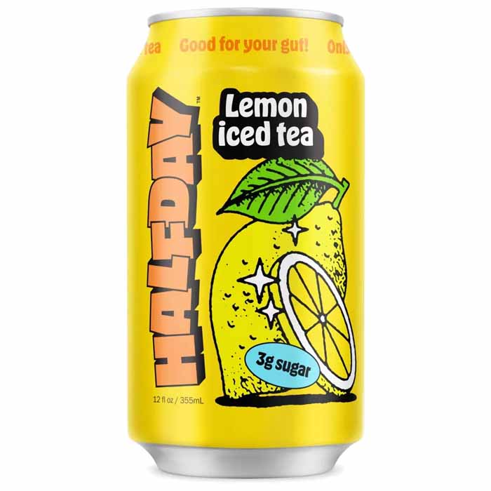 Halfday - Black Lemon Tonic Iced Tea, 12fl