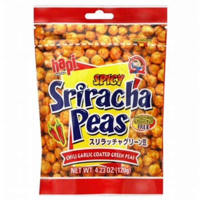 Hapi - Snack Pea Green Chili 4.23 Oz - Pack Of 12