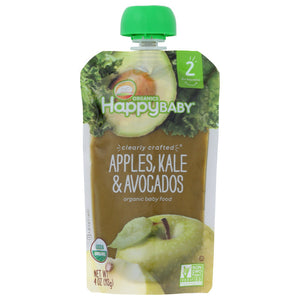 Happy Baby - S2 Apple Kale Avocado Org 4 Oz - Pack Of 16