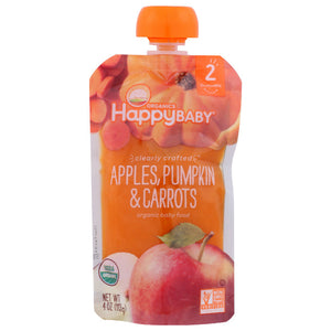 Happy Baby - S2 Apple Pumpkin Carrot Org 4 Oz - Pack Of 16