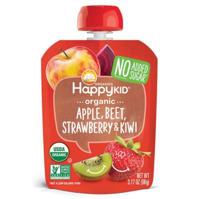 Happy Kid - Apple Beet Strawberry Kiwi 4pk 12.68 Oz - Pack Of 4