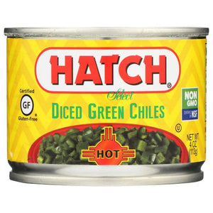 Hatch - Green Chili Dice Hot 4 Oz - Pack Of 24