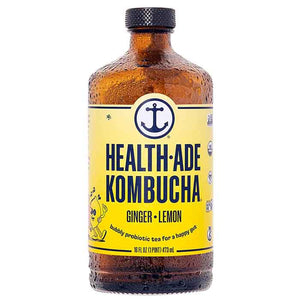 Health Ade - Kombucha Ginger Lemon, 48fo | Pack of 6