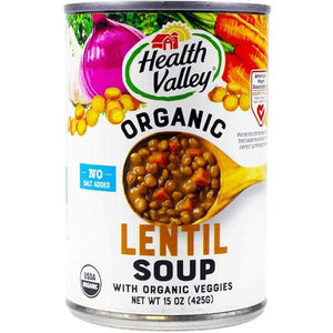 Health Valley - Soup Lentil Ns Org 15 Oz - Pack Of 12