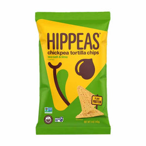 Hippeas - Tortilla Chips Sea Salt Lime, 5oz | Pack of 12