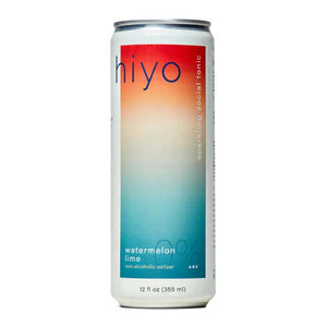 Hiyo - Seltzer Watermelon Lime, 12fo | Pack of 24