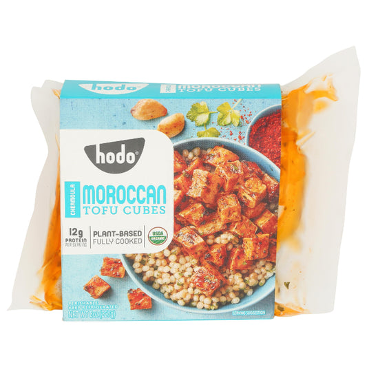 Hodo - Tofu Cubes - Moroccan, 8oz (Pack of 6)