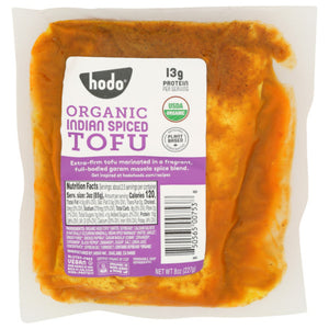 Hodo - Organic Indian Spiced Tofu, 8 Oz | Pack of 6