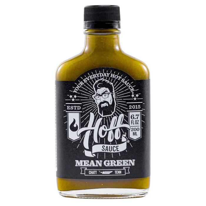 Hoff & Pepper - Mean Green Hot Sauce, 6.7fl 