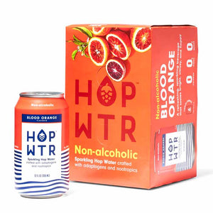 HOP WTR - Non-Alcoholic Water Blood Orange, 6Pk, 72fo