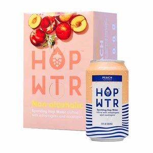 HOP WTR - Non-Alcoholic Water Peach, 6Pk, 72fo