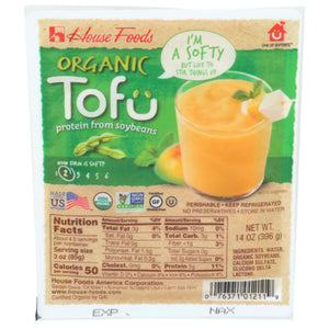 House Foods - Silken Soft Organic Tofu, 14 Oz | Pack of 12
