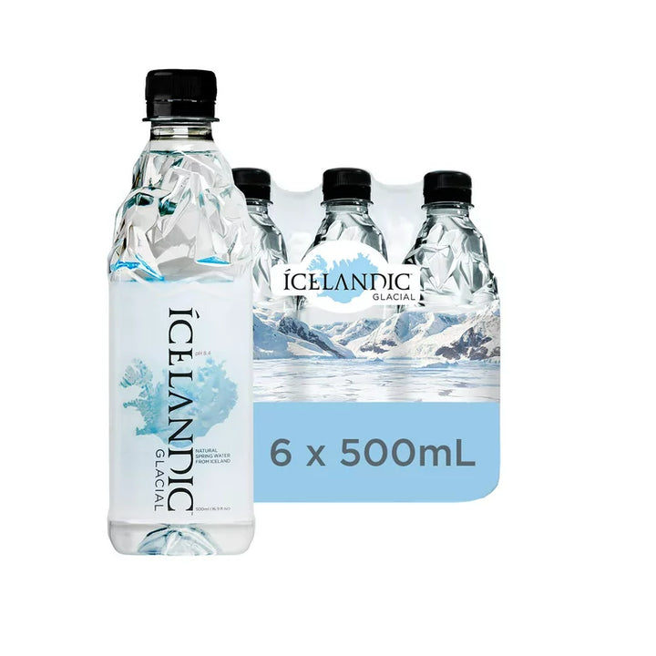 ICELANDIC GLACIAL - WATER SPRING NTRL 500 ML - Pack of 24