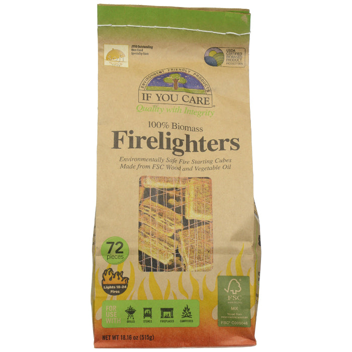 IF YOU CARE - FSC FIRELIGHTER 72 PC - Pack of 12