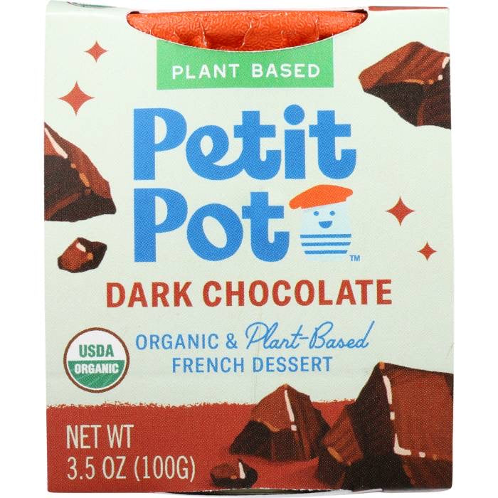Petit Pot Pudding Dark Chocolat Org 3.5 Oz - Pack Of 8