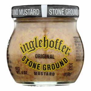 INGLEHOFFER - MUSTARD STONE GROUND 4 OZ - Pack of 12