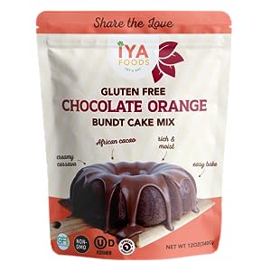 IYA FOODS LLC - CAKE MIX CHOCOLATE ORANGE BUNDT 12 OZ - Pack of 6