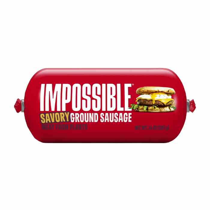 Impossible - Ground Sausage Made From Plants Savory, 14oz