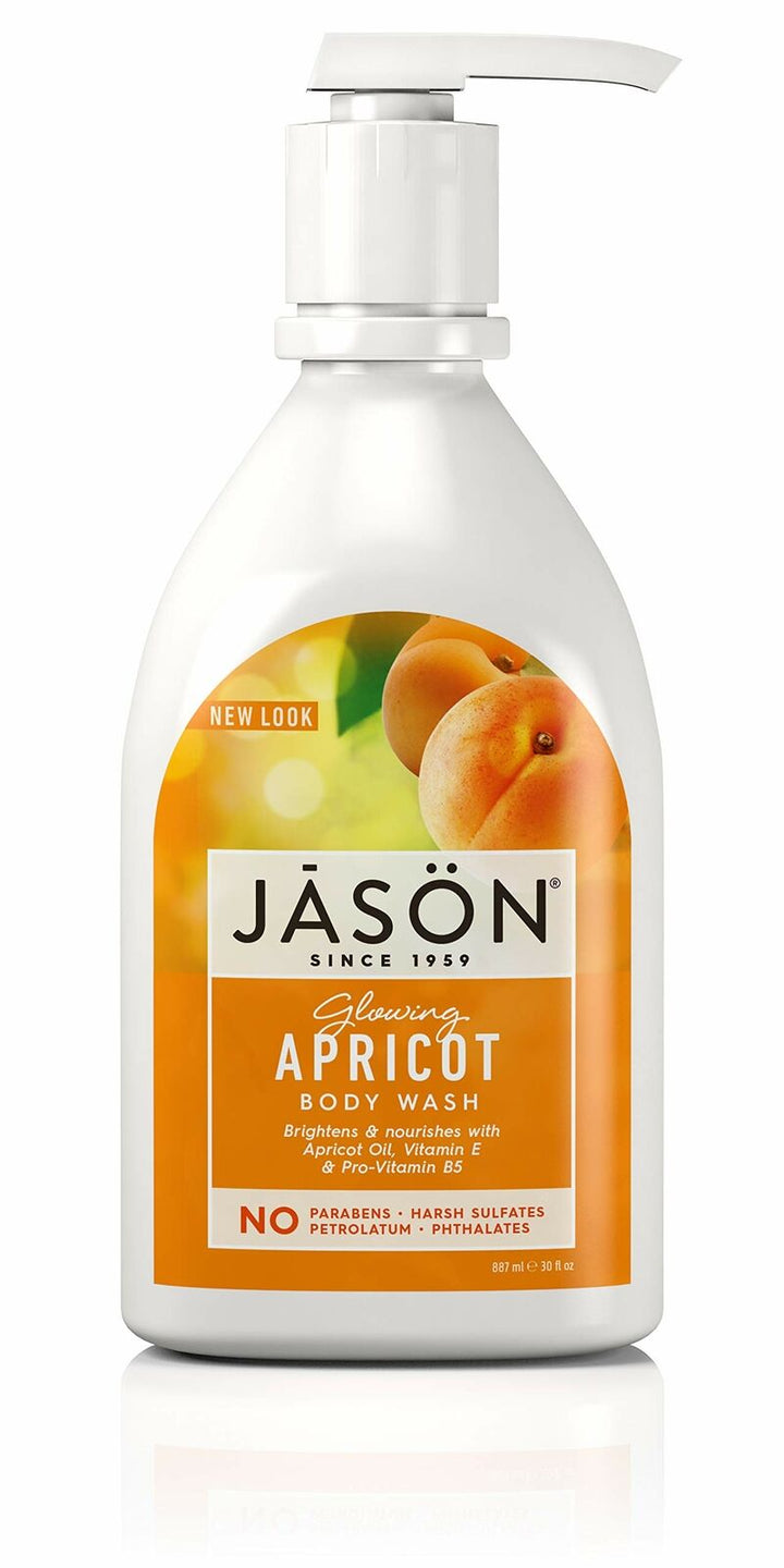 Jason  - Body Wash Apricot 30 Oz - Pack Of 3