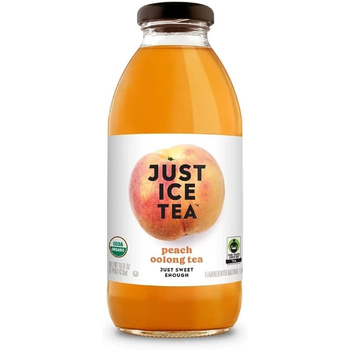 Just Ice Tea - Tea Peach Oolong Org 16 Fo - Pack Of 12
