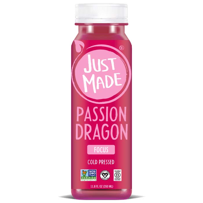 Just Made Juice - Juice Passion Dragon, 11.8fo  Pack of 8