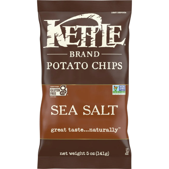 Kettle Foods - Chip Potato Lightly Salted 5 Oz - Pack Of 15