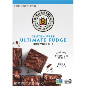 King Arthur - Mix Brownie Gluten-Free, 17 Oz - Pack of 6